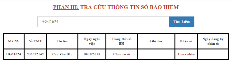 Chưa có sổ