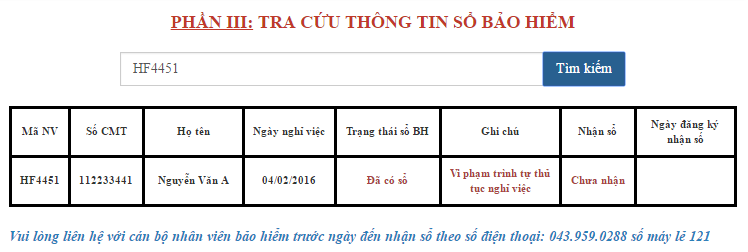 Vi phạm trình tự thủ tục nghỉ việc